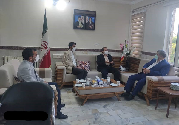 دیدار مدیر کل هواشناسی کردستان با فرماندار شهرستان بیجار