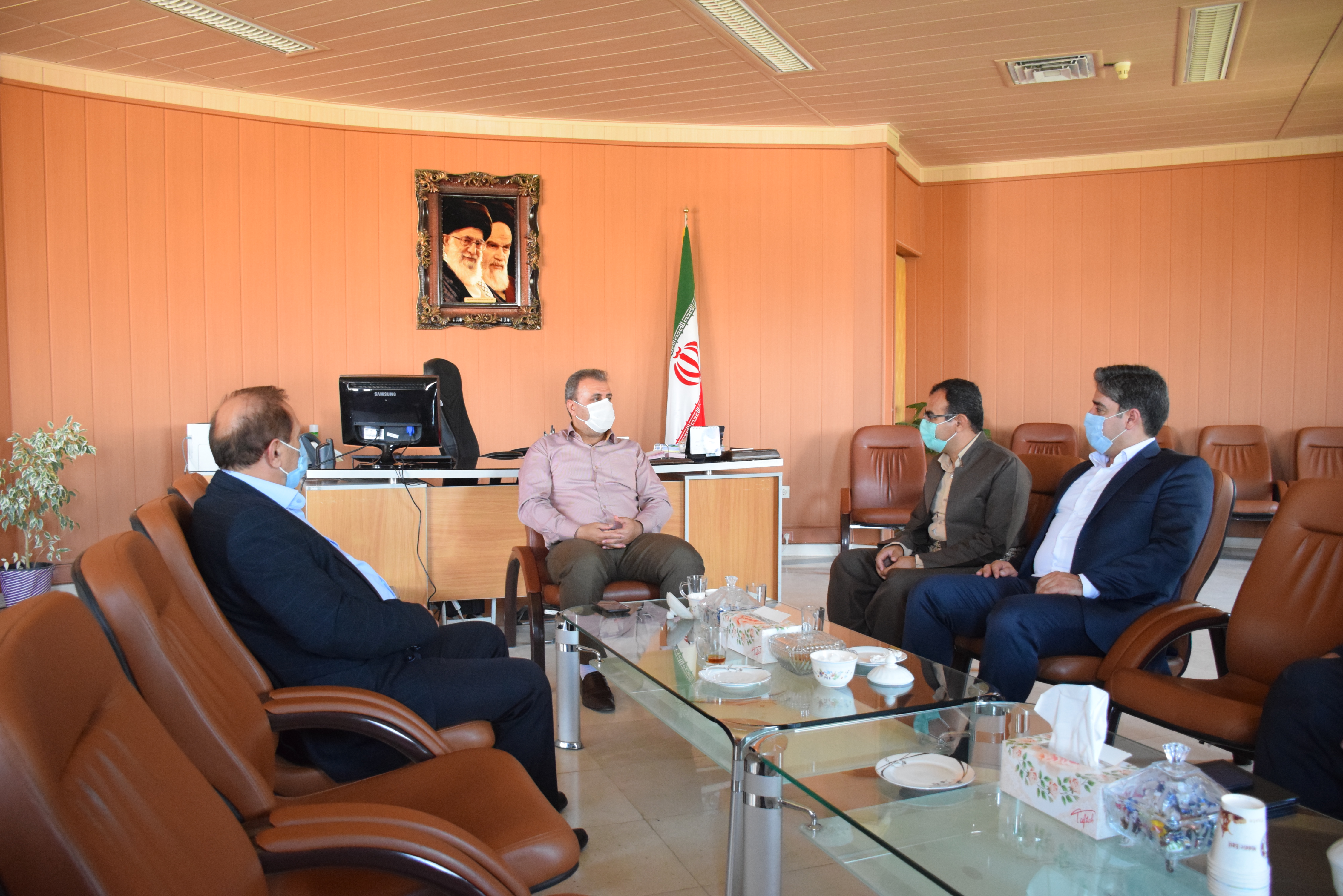 دیدار مدیرکل هواشناسی استان کردستان  با فرماندارشهرستان بانه